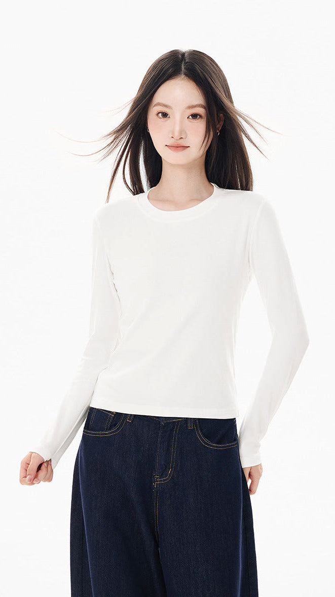 Long-Sleeve Schoolgirl Shirt