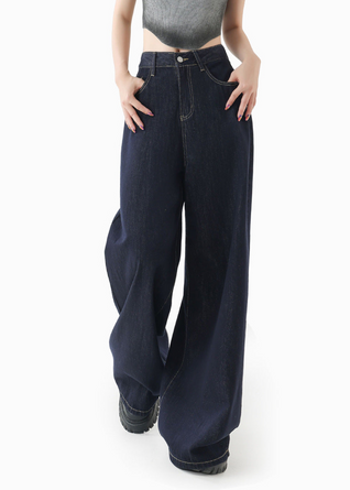 Wide Denim Jeans